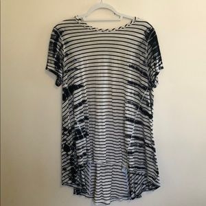 Anthropologie Sloane Rouge high/low t-shirt